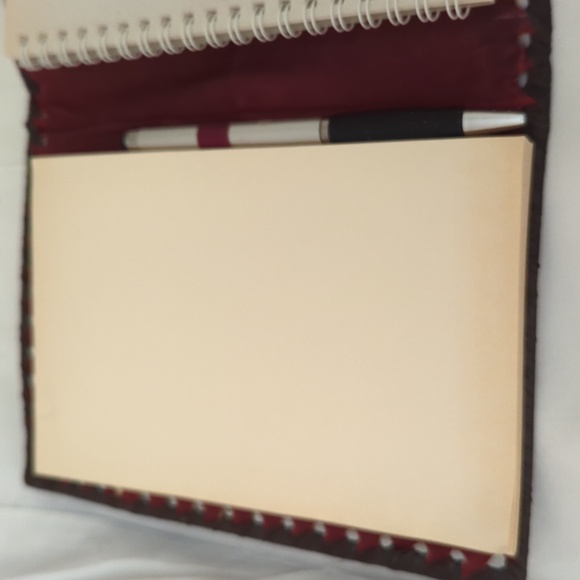 Leather Note And Address Book - Picture 3 of 6